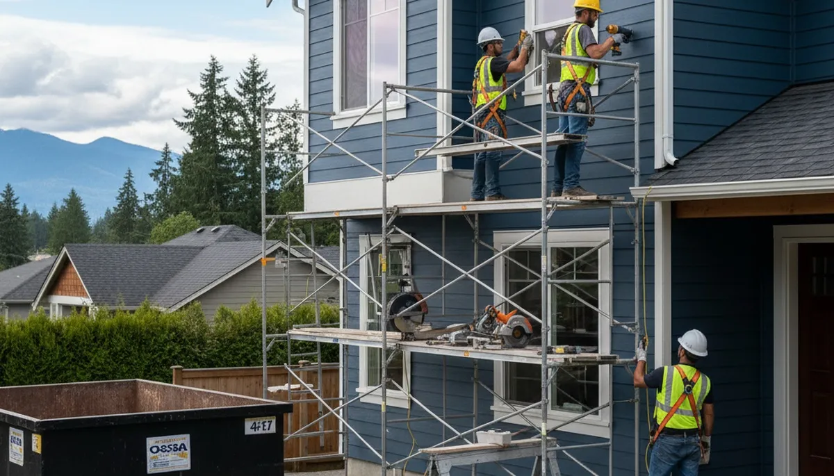 Seattle, WA siding contractor serving homeowners with durable vinyl siding installation and replacement