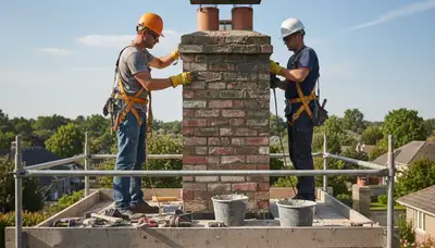 Seattle chimney repair service for masonry cracks, mortar damage, and leak repair on local homes