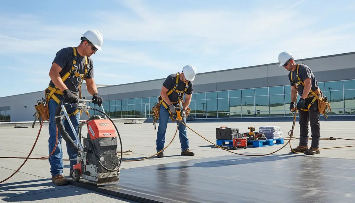 Seattle commercial roofing service for businesses, protecting buildings from rain, moss, and wind