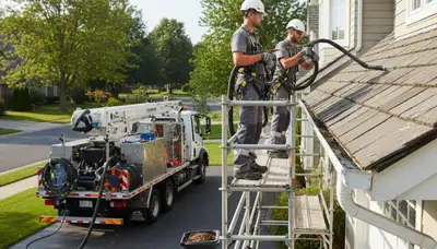 Seattle, WA gutter cleaning service for home exterior protection by FX Remodeling & Exteriors