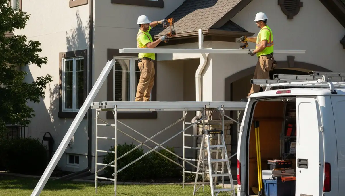 Seattle, WA gutter installation for siding protection on a residential home by FX Remodeling & Exteriors