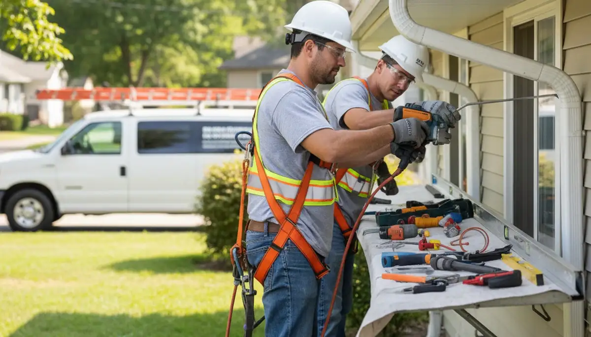 Seattle, WA gutter repair by FX Remodeling & Exteriors for leaks, sagging, and storm damage