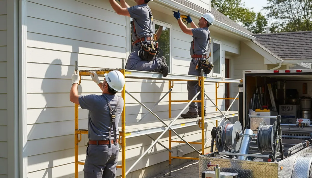 Seattle seamless gutter installation by FX Remodeling & Exteriors for home rain protection