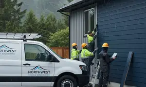 Vinyl siding for Seattle, WA homes built to resist damp Northwest weather